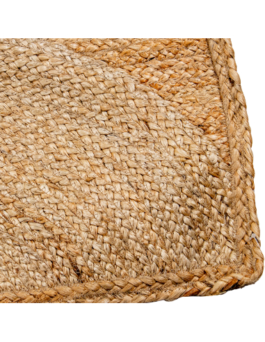 Alfombra yute 230 cm semicírculos con...