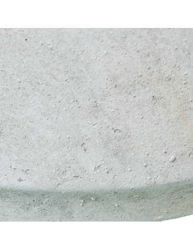 Macetero cerámica 30 cm bolitas madera