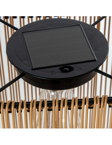 Lámpara solar pie bombilla tungsteno