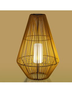 Lámpara solar pie vela LED...