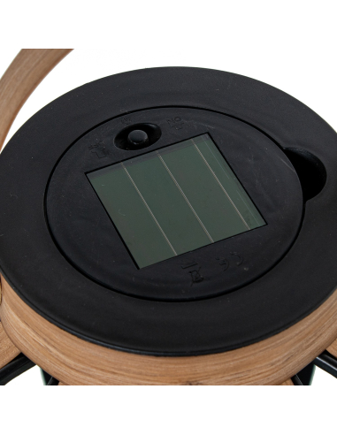 Lámpara solar sobremesa vela LED...