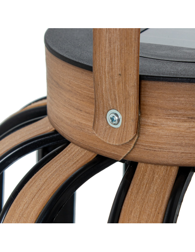 Lámpara solar sobremesa vela LED...