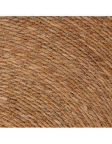 Alfombra redonda mimbre 150 cm natural