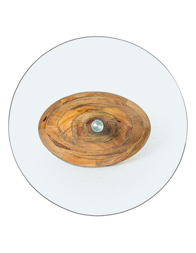 Mesa auxiliar cristal mango 57 cm