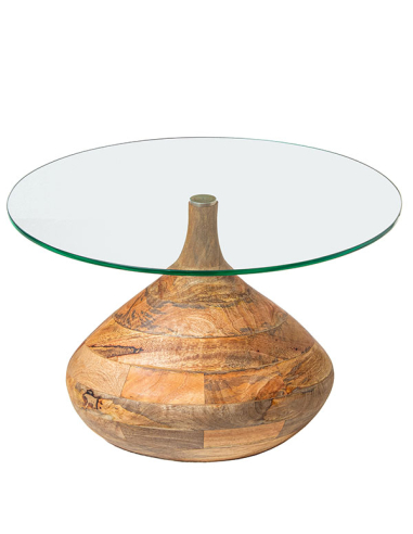 Mesa auxiliar cristal mango 57 cm