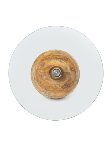 Mesa auxiliar cristal mango 50 cm Mesa auxiliar cristal mango 50 cm