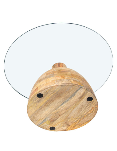 Mesa auxiliar cristal mango 78 cm