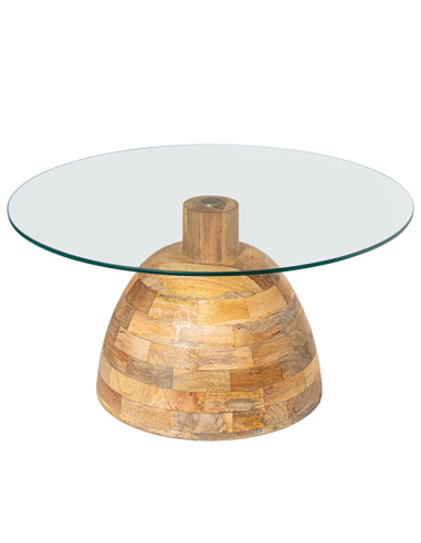 Mesa auxiliar cristal mango 78 cm