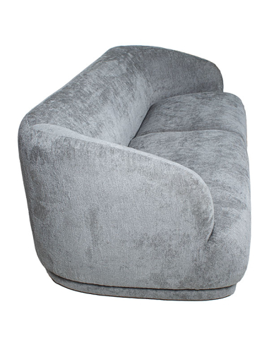 Sofá 3 plazas alargado gris