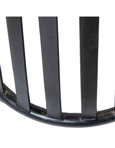 Mesa auxiliar redonda base cónica 45 cm