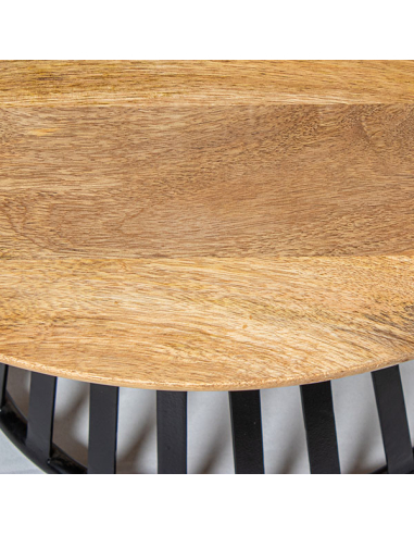 Mesa auxiliar redonda baja cónica...