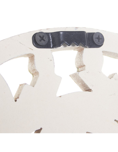 Set 3 retablos redondo flores dorado...