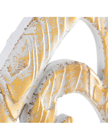 Set 2 retablos redondos calados dorado