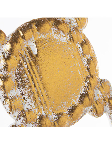 Set 2 retablos redondos calados dorado