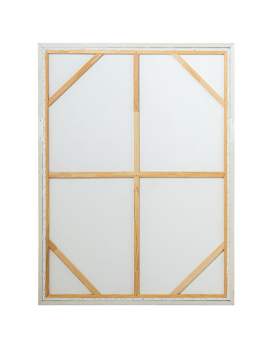 Cuadro lienzo 90x120 cm ondas con marco