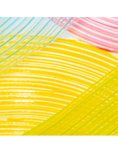 Cuadro lienzo 90x120 cm ondas con marco