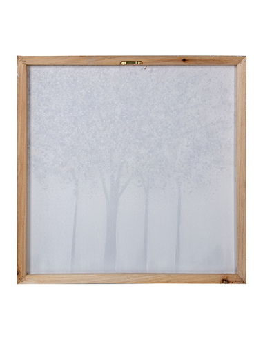 Set 2 cuadros lienzo  árbol invierno...