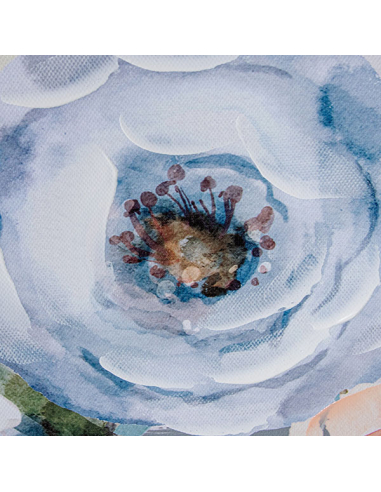 Set 2 cuadros lienzo frasco flores...