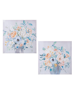 Set 2 cuadros lienzo frasco...