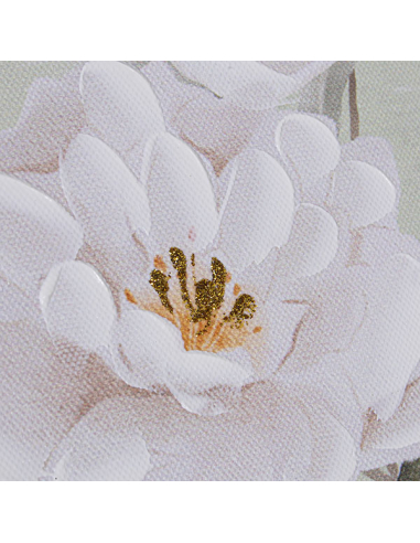 Set 2 cuadros lienzo jarrón blanco...