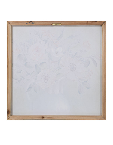 Set 2 cuadros lienzo jarrón blanco...