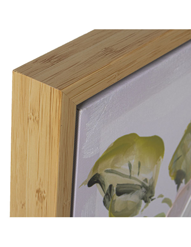 Set 2 cuadros lienzo flores...