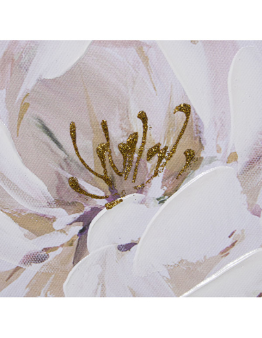 Set 2 cuadros lienzo flores...