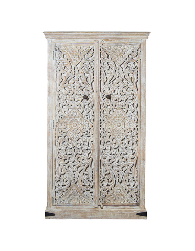 Armario Kathiawari dos puertas caladas