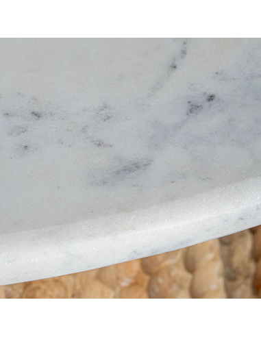 Mesa de centro tapa mármol Falabella...