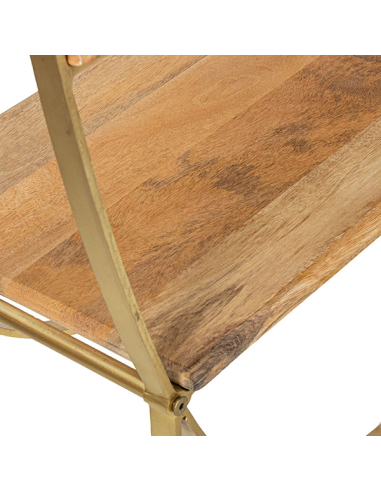 Estantería metal dorado 5 baldas...