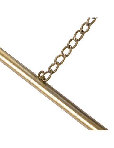 Espejo de pie rectangular metálico