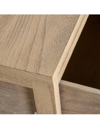 Cajonera 2 cajones diseño mimbre