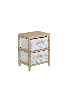 Cajonera 2 cajones tejidos...