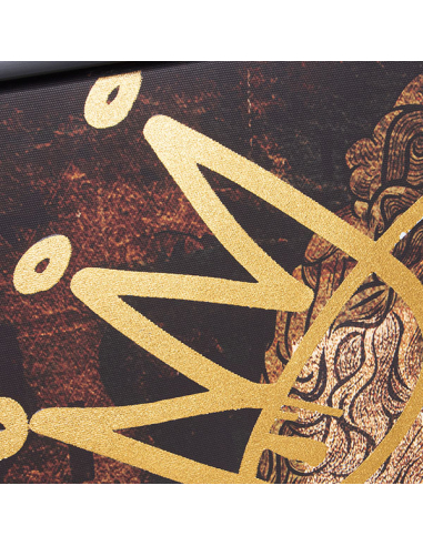 Cuadro lienzo 80x120cm rey grafiti