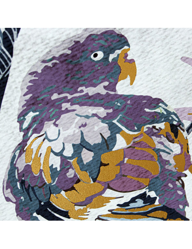 Cuadro lienzo 80x120cm selvático loro