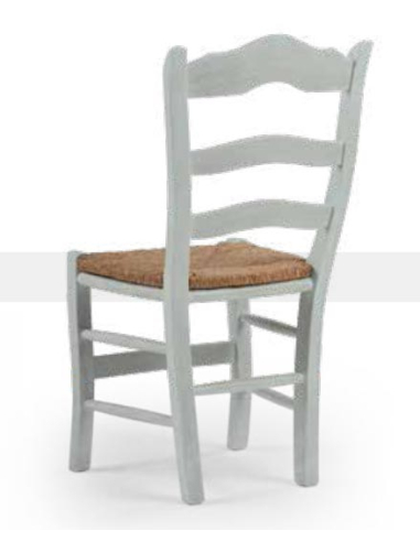 Silla de madera y enea Úbeda