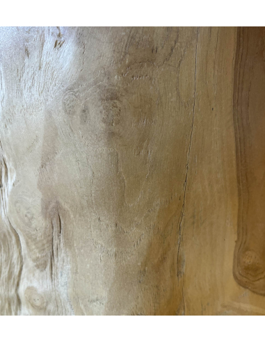 Mesa raíz teka blanqueada 150 cm