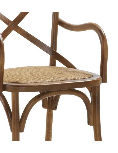 Silla comedor con brazos París cruz...