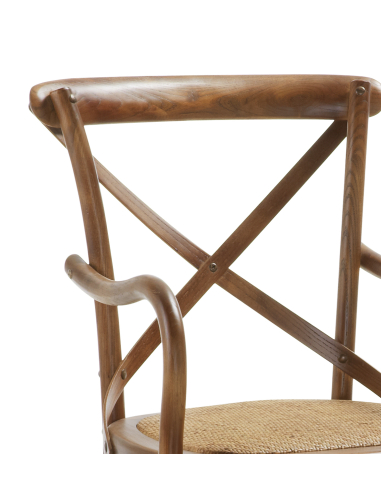 Silla comedor con brazos París cruz...