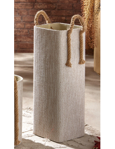 Paragüero natural con asas...