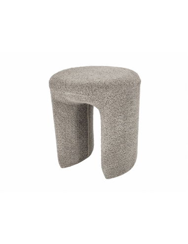 Taburete Tau rizo suave topo