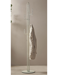 Perchero cactus blanco 180 cm