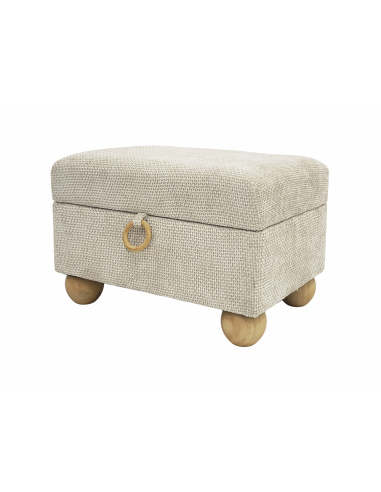 Banqueta y cofre Lukman chenilla...