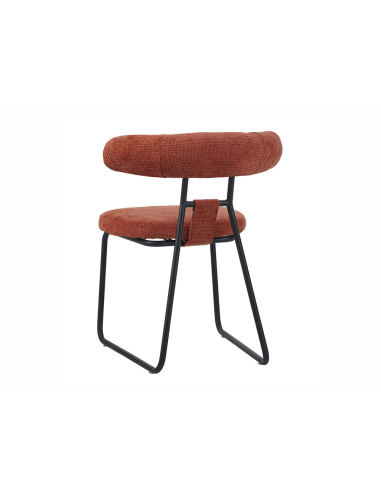 Silla de comedor Kirk chenilla gruesa...