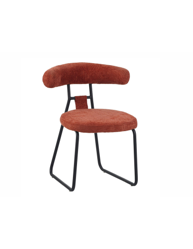 Silla de comedor Kirk chenilla gruesa...