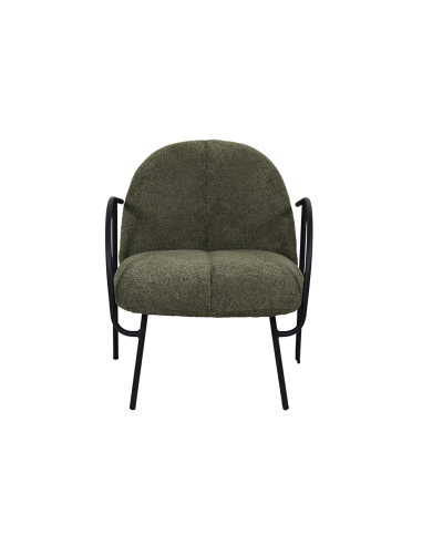 Butaca Badru rizo suave verde