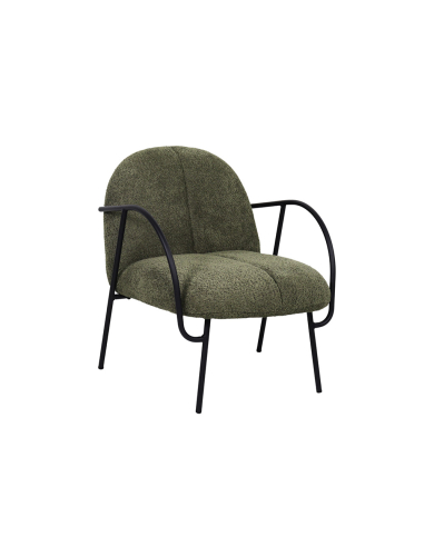 Butaca Badru rizo suave verde