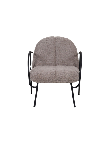 Butaca Badru rizo suave topo