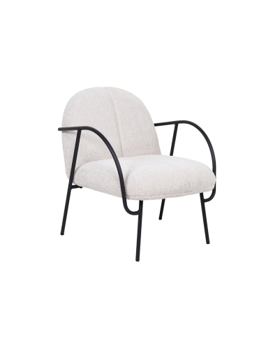 Butaca Badru rizo suave beige