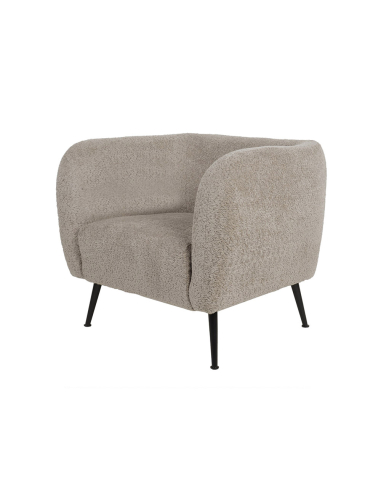 Sillón Buster rizo suave visón Sillón Buster rizo suave visón